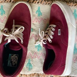 Maroon Comfy Cush Vans